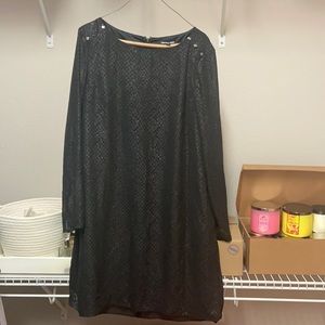 Gianni Bini Metallic Mini Dress